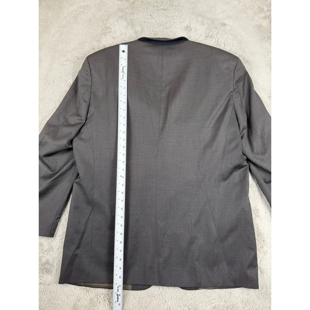 Hugo Boss Virgin Wool Blazer Sport Coat Business Casual Gray 46R (see‎ all pics)